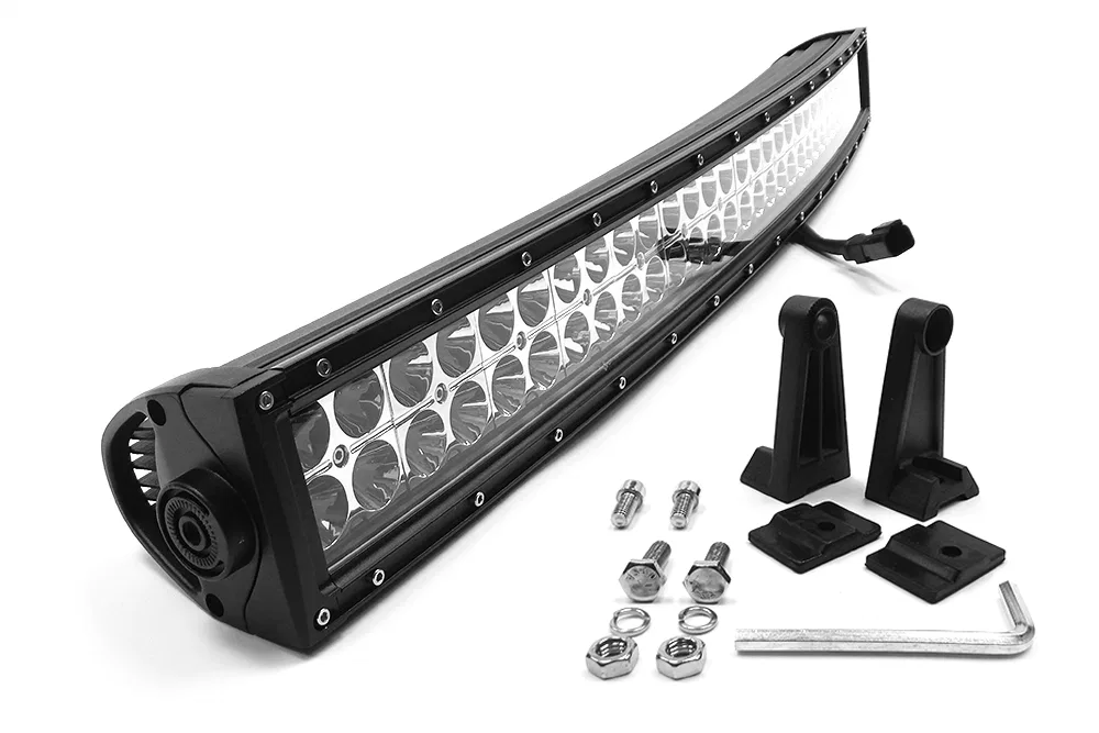 74040 – SOUTHERN TRU Light Bar, LED 40 Inch Curved Length 80 Clear LED 3 Watt Bulbs 240 Watt/ 20 Amp Draw Dual Row 8 ...